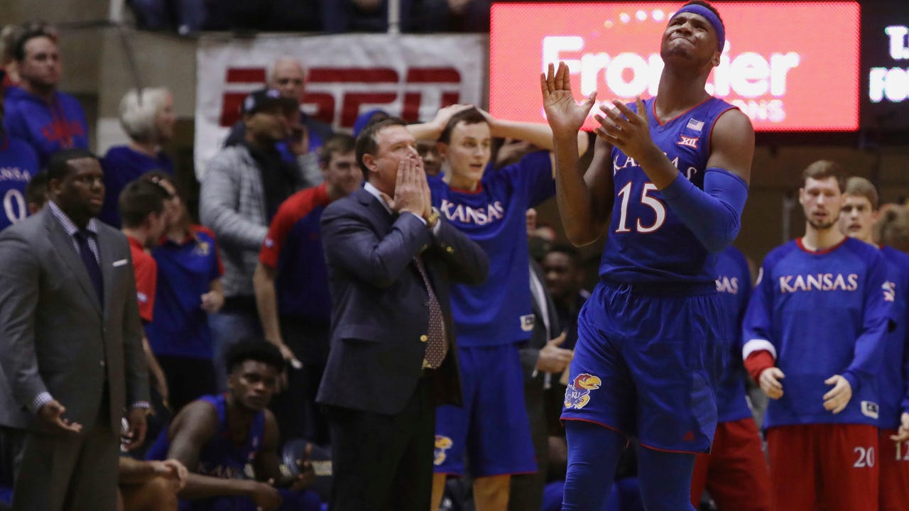 Kansas upended 85-69 by West Virginia in surprising upset
